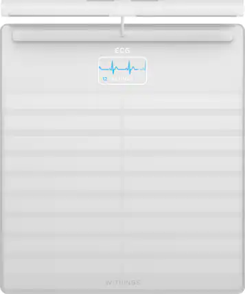 Left. Withings - Body Scan - Connected Health Station - White.