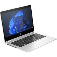 HP - Pro x360 435 G10 2-in-1 13.3" Touch Screen Laptop - AMD Ryzen 3 with 8GB Memory - 256 GB SSD - Pike Silver Aluminum, Gray - Angle_Zoom