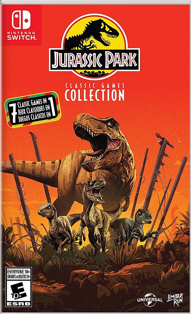 Jurassic Park Classic Games Collection - Nintendo Switch - Front_Zoom