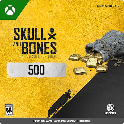 Front. Ubisoft - Skull and Bones 500 Gold - Multi.