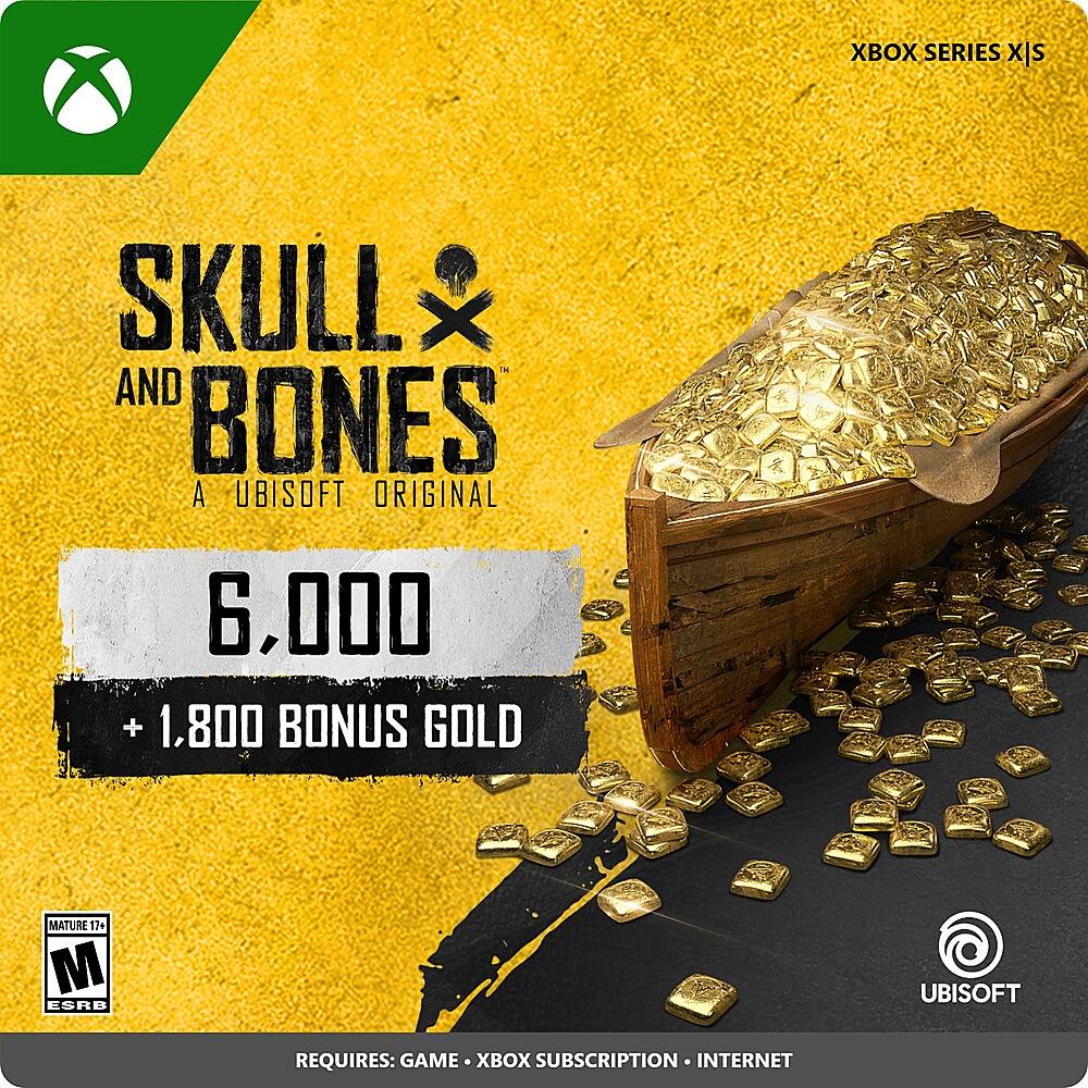 Front. Ubisoft - Skull and Bones 7,800 Gold - Multi.