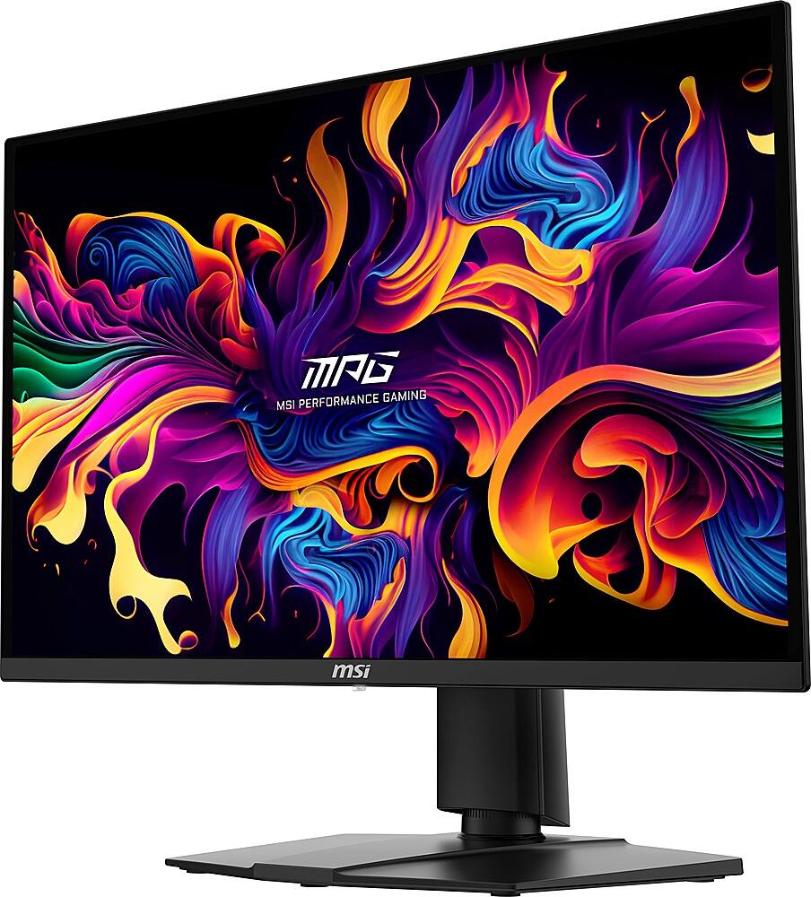 Back. MSI - MPG271QRXQDOLED 27" Quantum Dot OLED QHD 360Hz 0.03ms FreeSyncPremium Monitor with HDR400 (DisplayPort, HDMI, USB) - Black.