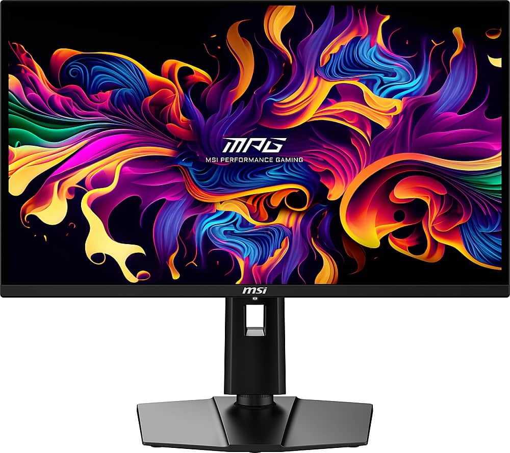 Best Buy: MSI MPG271QRXQDOLED 27 OLED QHD 360Hz 0.03ms FreeSyncPremium Gaming  Monitor with HDR400 (DisplayPort, HDMI, USB) Black MPG 271QRX QD-OLED