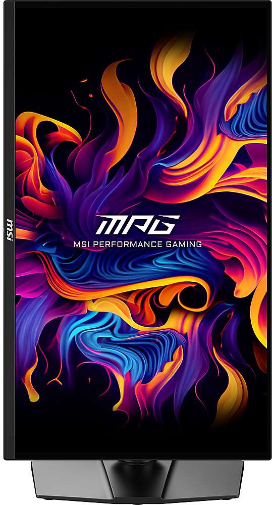 Alt View 1. MSI - MPG271QRXQDOLED 27" Quantum Dot OLED QHD 360Hz 0.03ms FreeSyncPremium Monitor with HDR400 (DisplayPort, HDMI, USB) - Black.