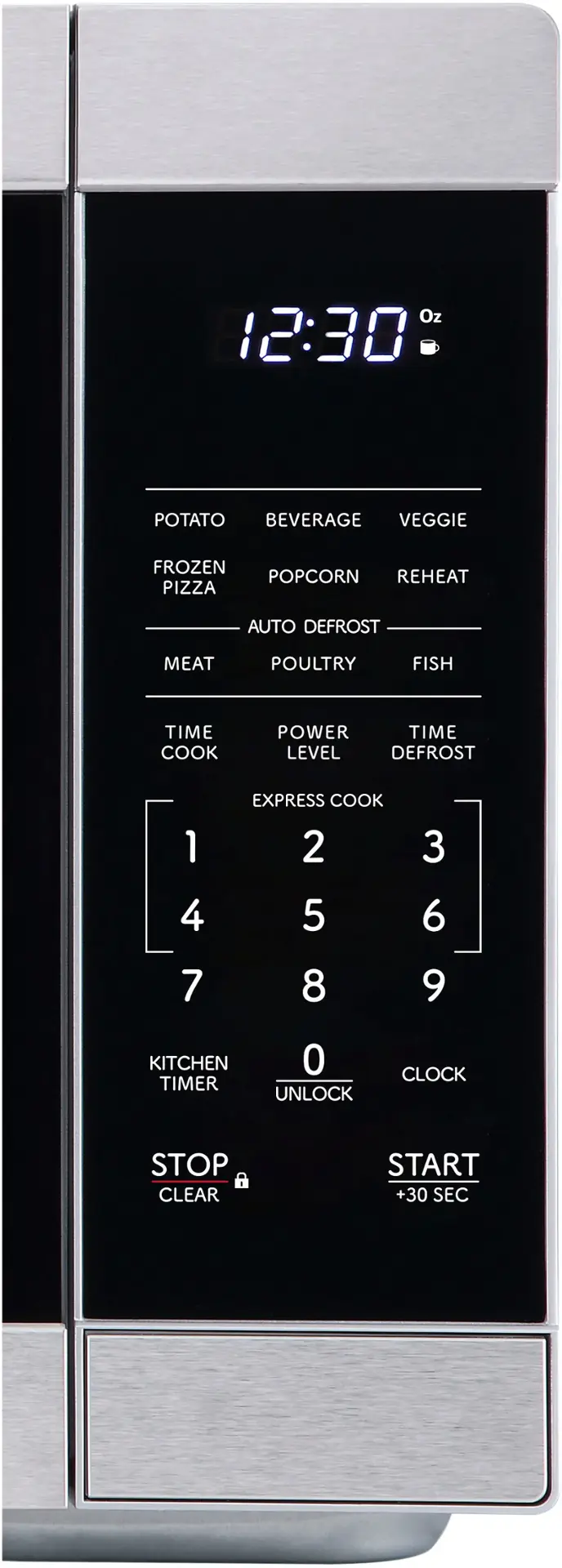 Sharp 1.1 Cu. Ft. 1000w Countertop Microwave Stainless Stainless Steel 