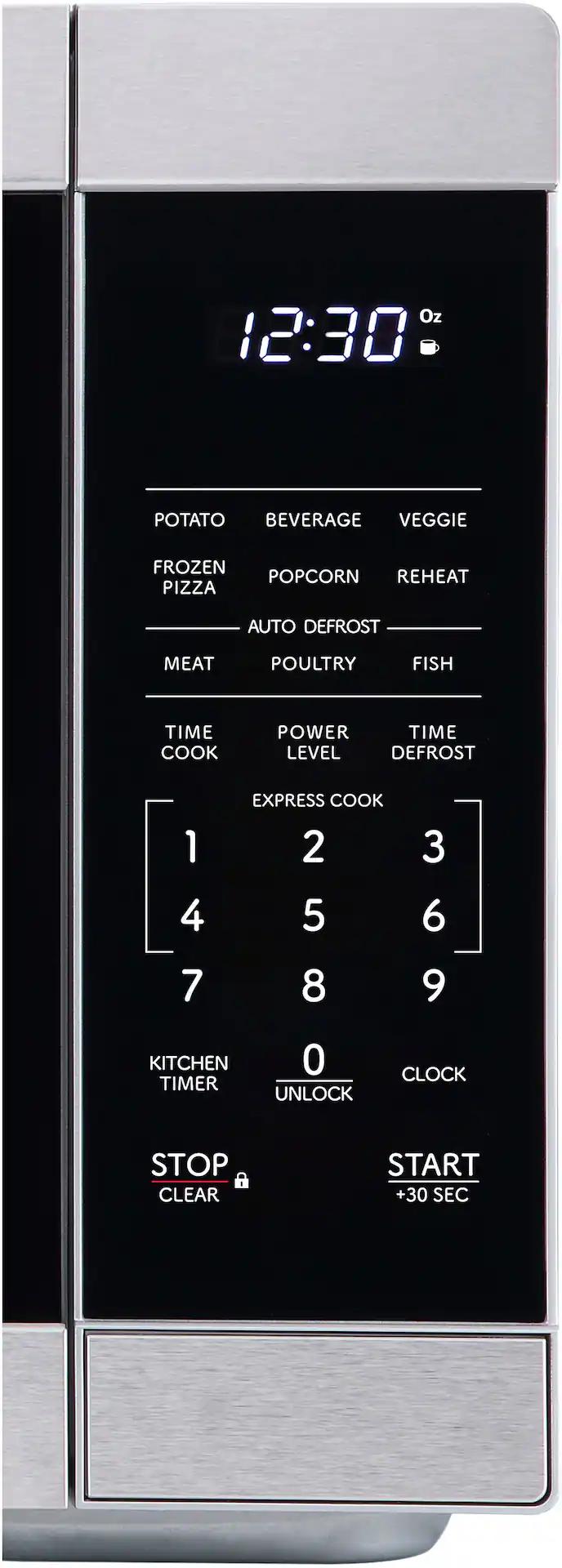 Sharp 1.1 cu ft Countertop Microwave With Sensor Cooking Stainless ...
