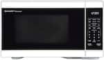 Front. Sharp - 1.1 cu. ft. 1000W Countertop Microwave - White.
