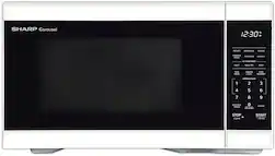Sharp - 1.1 cu. ft. 1000W Countertop Microwave - White - Front_Zoom