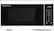 Front. Sharp - 1.1 cu. ft. 1000W Countertop Microwave - White.