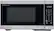 Front. Sharp - Sharp 1.1 cu. ft. 1000W Smart Countertop Microwave Works with Alexa - Stainless - Stainless Steel.