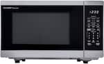 Front. Sharp - Sharp 1.4 cu. ft. 1100W Smart Countertop Microwave with Inverter Cooking and Works with Alexa - Stainless - Stainless Steel.