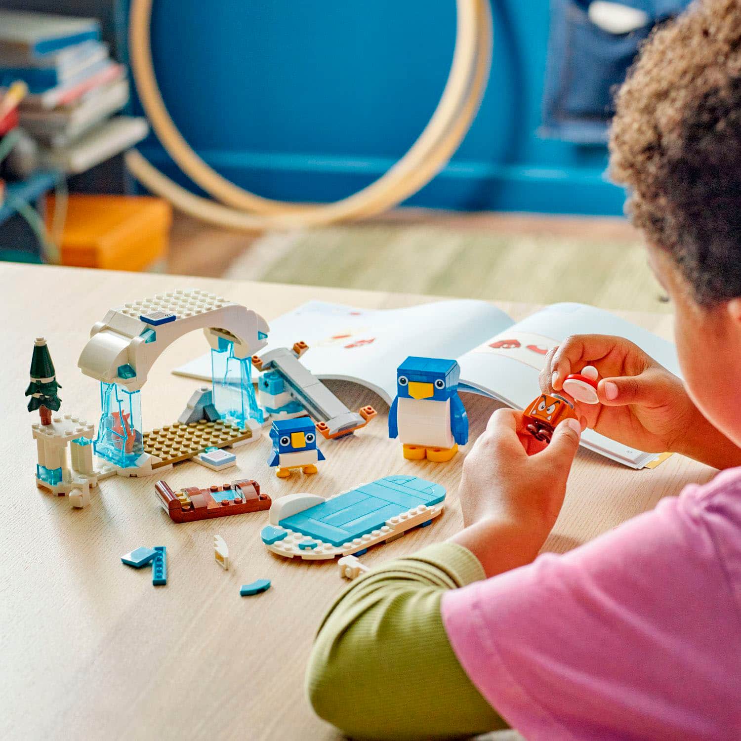 Alt View 11. LEGO - Super Mario Penguin Family Snow Adventure Expansion Set 71430.