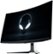 Left. Alienware - AW3225QF 31.6" Quantum Dot OLED Curved Gaming Monitor - 240Hz - NVIDIA G-Sync - VESA - HDMI, USB-C - Lunar Light.