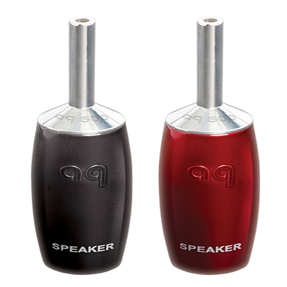 Front. AudioQuest - Set/4 FR 507 Banana Connectors - Silver.