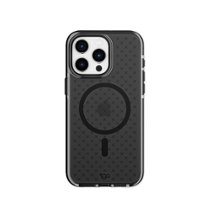 Tech21 - EvoCheck Case with MagSafe for Apple iPhone 15 Pro Max - Smokey/Black - Front_Zoom