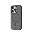 Angle Zoom. Tech21 - EvoCheck Case with MagSafe for Apple iPhone 15 Pro - Smokey/Black.