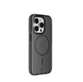 Left Zoom. Tech21 - EvoCheck Case with MagSafe for Apple iPhone 15 Pro - Smokey/Black.