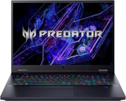 Acer - Predator Helios 18 Gaming Laptop - 18" 2560 x 1600 IPS 240Hz – Intel i9-14900HX – GeForce RTX 4090 - 32GB DDR5 – 1TB SSD - Abyssal Black - Front_Zoom