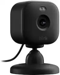 Blink - Mini 2 - Home Security & Pet Camera(s) with HD video, color night view, motion detection, two-way audio - 1 cam - Black - Front_Zoom