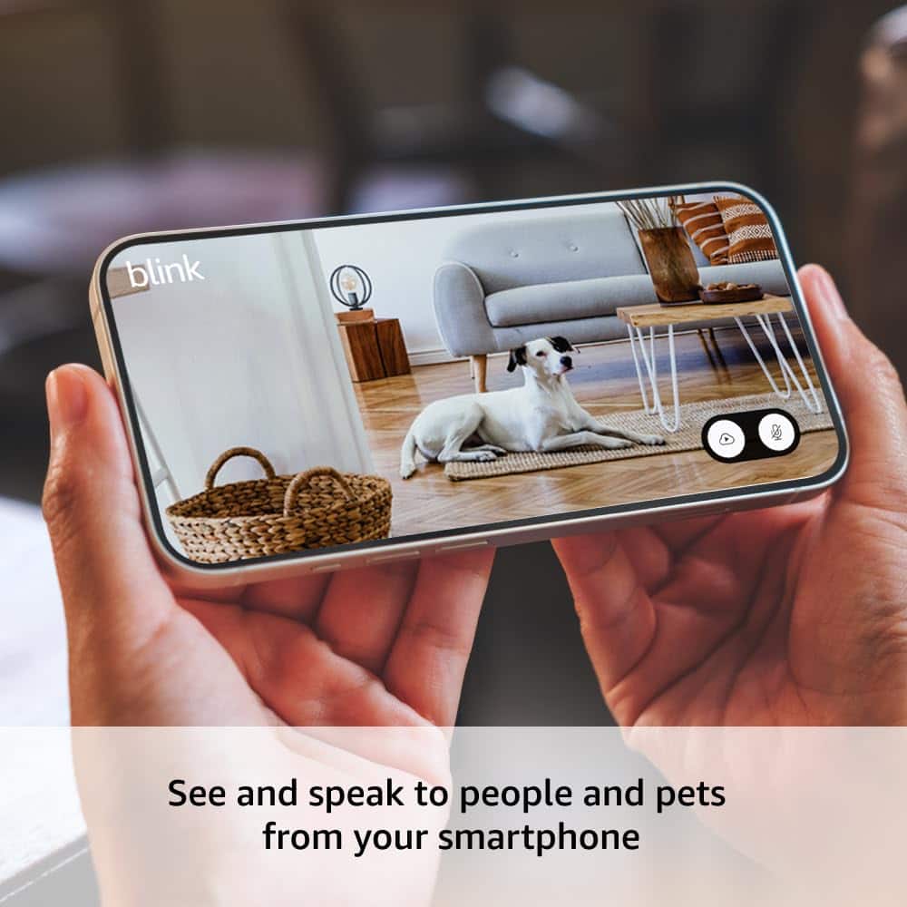 See and speak to people and pets from your smartphone.