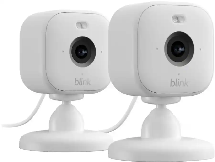 Blink Mini Indoor/Outdoor 1080p Plug In Security Camera (2 Pack