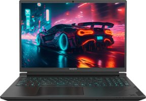 GIGABYTE - 16" 165Hz Gaming Laptop IPS - Intel i7-13650HX with 32GB RAM - NVIDIA GeForce RTX 4060 - 1TB SSD - Black - Front_Zoom