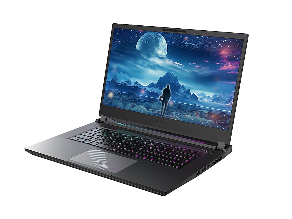 Alt View 1. GIGABYTE - 15" 165Hz Gaming Laptop IPS - Intel Ultra 7 155H with 16GB RAM - NVIDIA GeForce RTX 4060 - 1TB SSD - Black.