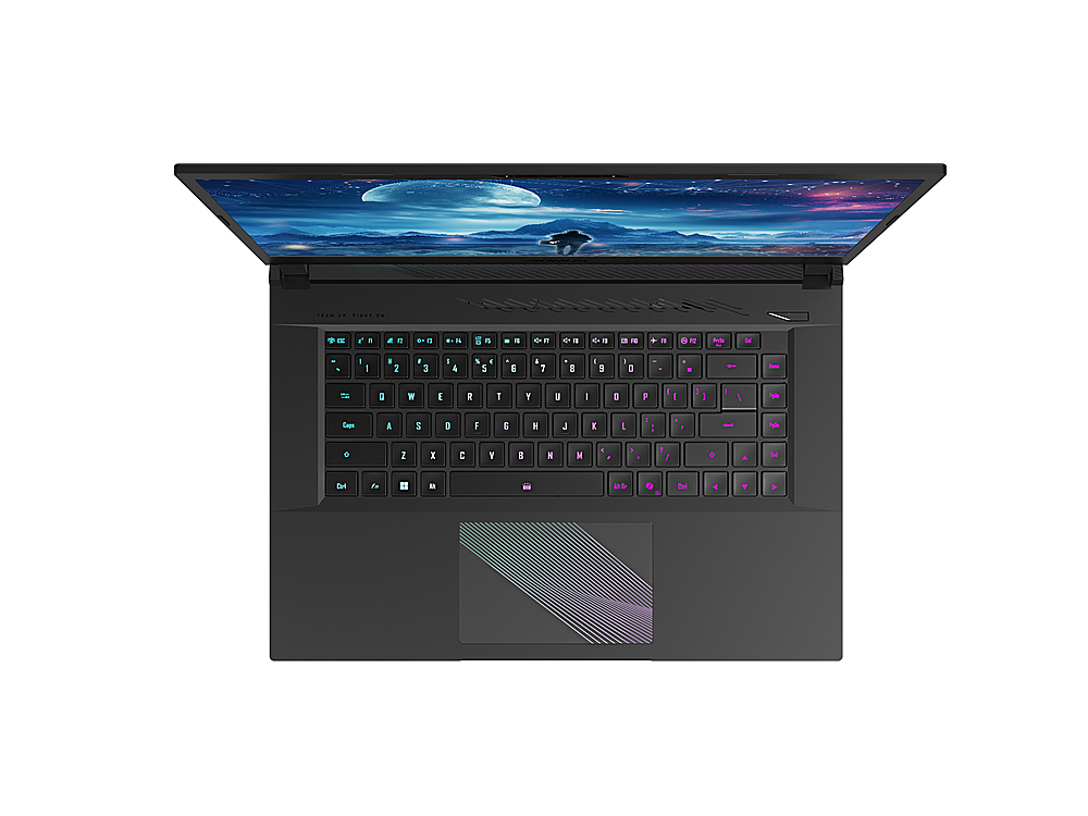 Alt View 4. GIGABYTE - 15" 165Hz Gaming Laptop IPS - Intel Ultra 7 155H with 16GB RAM - NVIDIA GeForce RTX 4060 - 1TB SSD - Black.