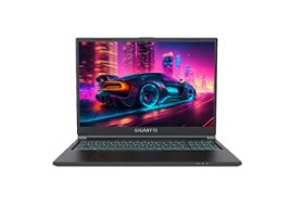 GIGABYTE - 16" 165Hz Gaming Laptop IPS - Intel i7-13620H with 16GB RAM - NVIDIA GeForce RTX 4050 - 1TB SSD - Black - Front_Zoom