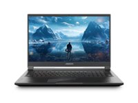 GIGABYTE - 17" 240Hz Gaming Laptop IPS - Intel Ultra 7 155H with 16GB RAM - NVIDIA GeForce RTX 4070 - 1TB SSD - Black - Front_Zoom