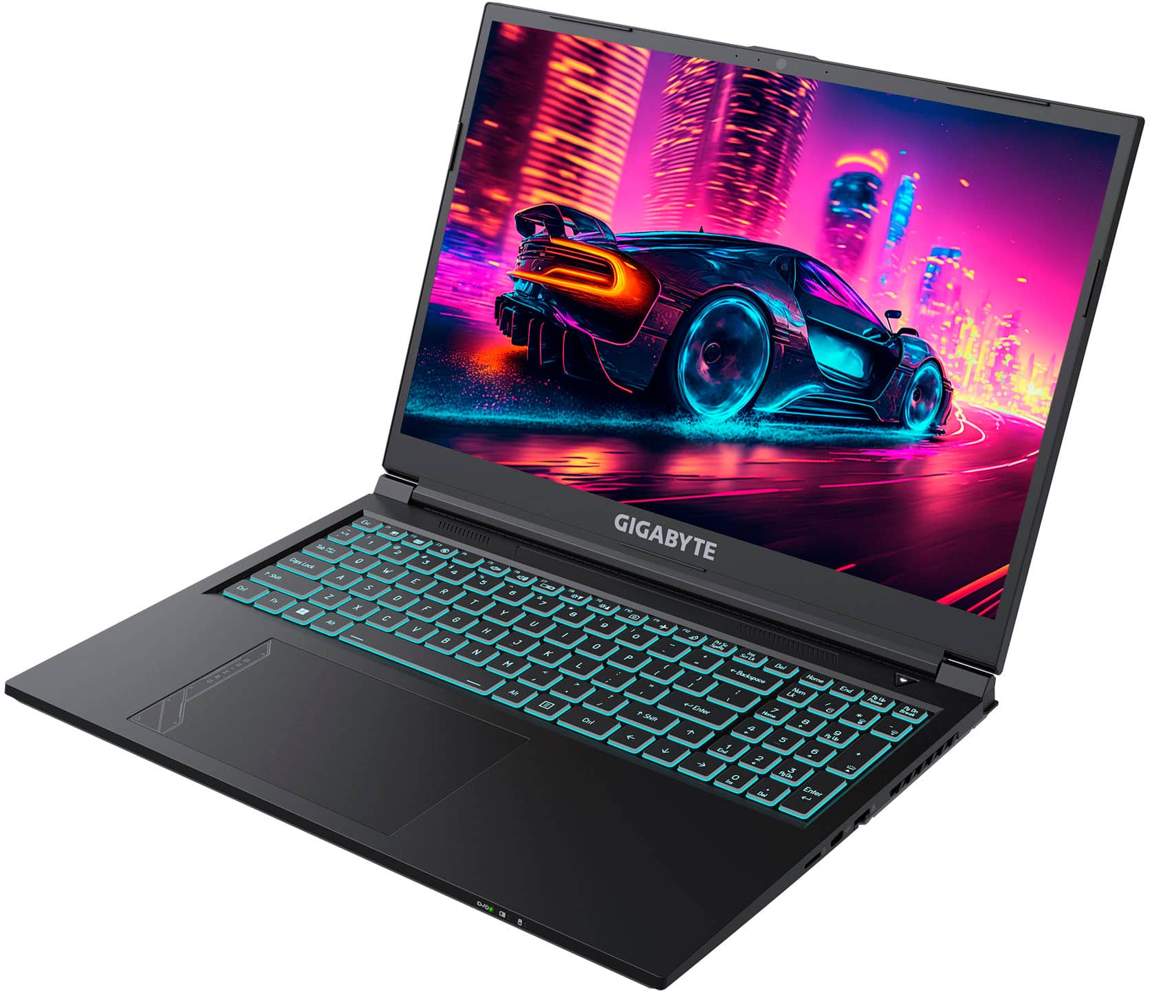 Alt View 1. GIGABYTE - 16" 165Hz Gaming Laptop IPS - Intel i7-13620H with 32GB RAM - NVIDIA GeForce RTX 4060 - 1TB SSD - Black.