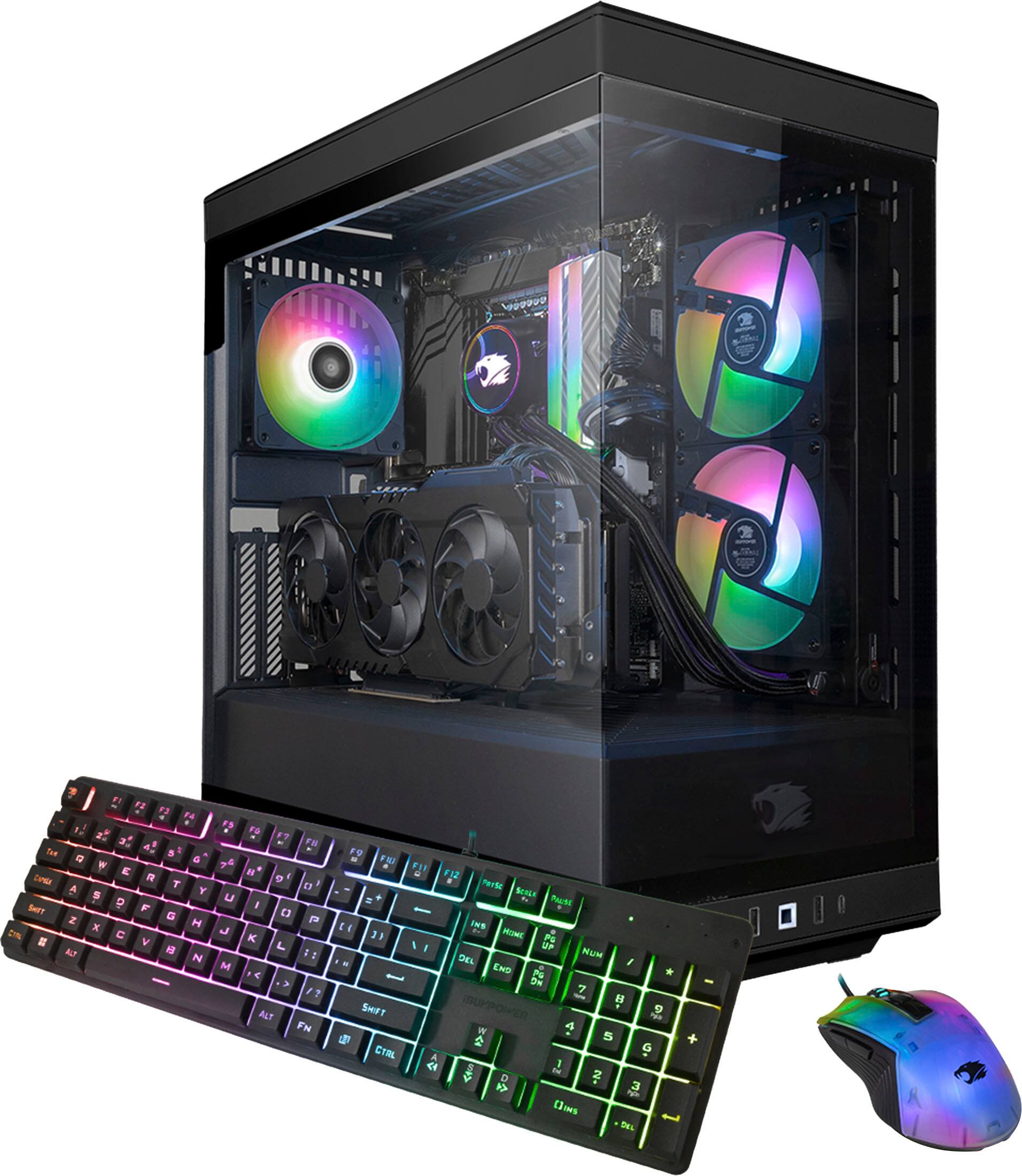 iBUYPOWER Y40 Gaming Desktop PC Intel Core i7 14700KF NVIDIA GeForce RTX  4070 Super 12GB 32GB DDR5 RAM 2TB NVMe Black Y40BI7N47S02 - Best Buy