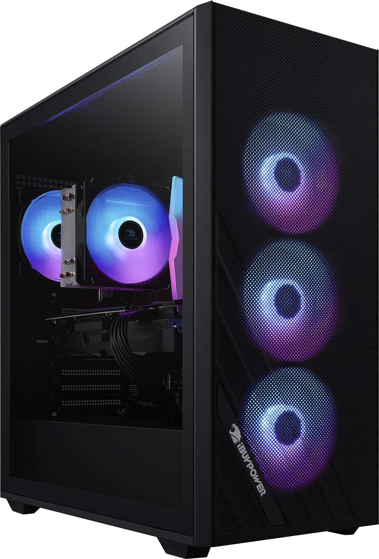 Angle. iBUYPOWER - Scale Gaming Desktop PC - Intel Core i5 14400F - NVIDIA GeForce RTX 4060 8GB - 16GB DDR5 RAM - 1TB NVMe - Black.