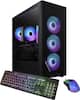 Front. iBUYPOWER - Scale Gaming Desktop PC - Intel Core i5 14400F - NVIDIA GeForce RTX 4060 8GB - 16GB DDR5 RAM - 1TB NVMe - Black.