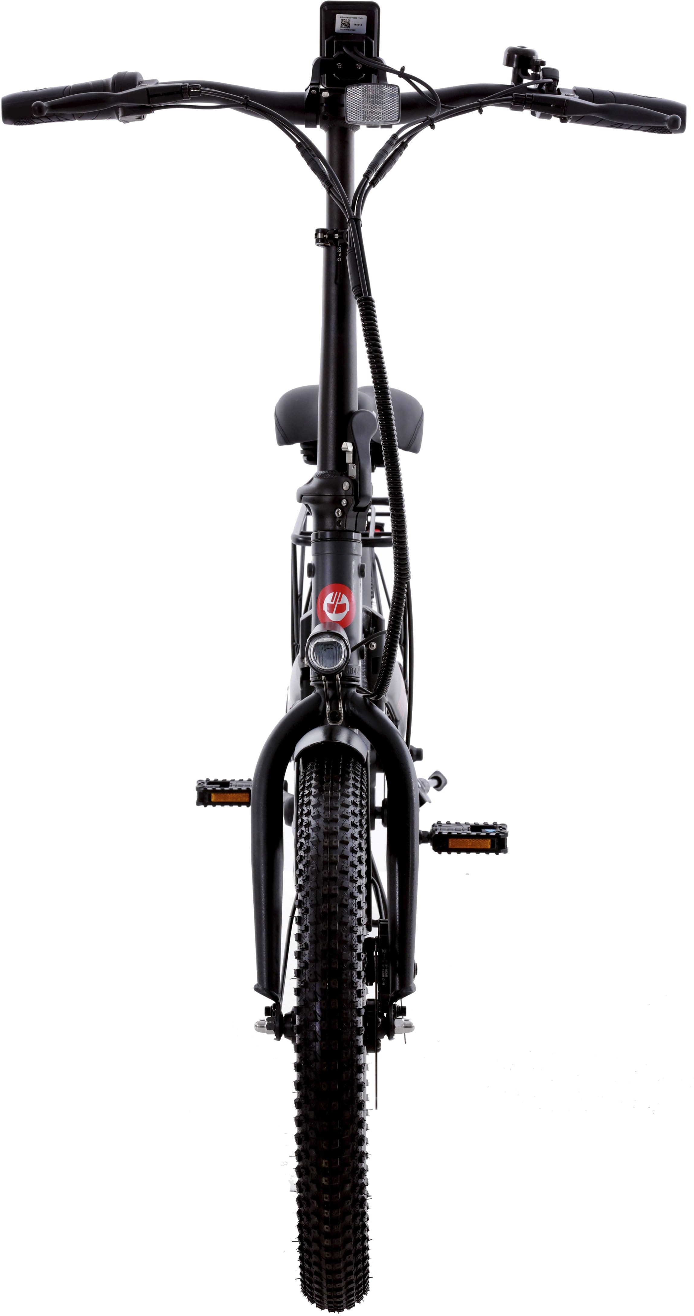 Alt View 13. GoTrax - Z4 LITE Folding eBike w/ 25 mile Max Operating Range and 20 MPH Max Speed - Black.