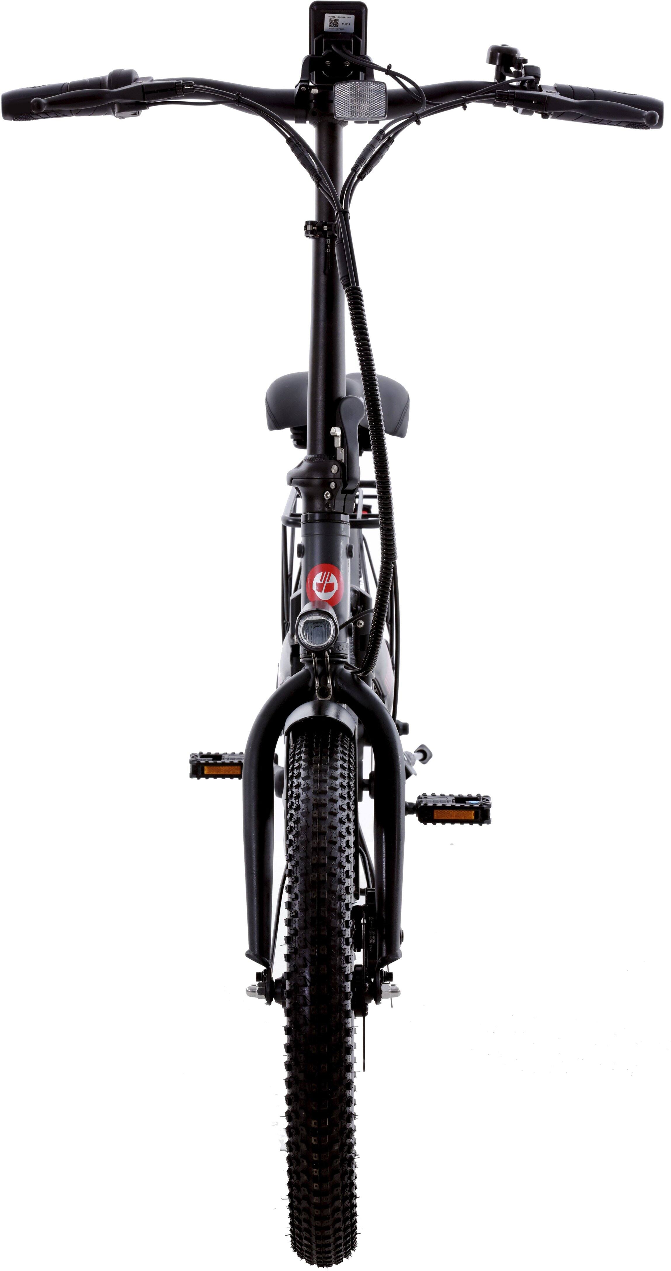 Alt View 13. GoTrax - Z4 LITE Folding eBike w/ 25 mile Max Operating Range and 20 MPH Max Speed - Black.