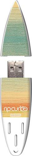 Front Standard. Action Sport Drives - Rip Curl Live the Search 8GB USB 2.0 Flash Drive.
