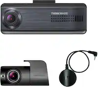 THINKWARE - Q200 2K Front & 1080p Rear Dash Cam with GPS and Wi-Fi - Dark Blue - Front_Zoom