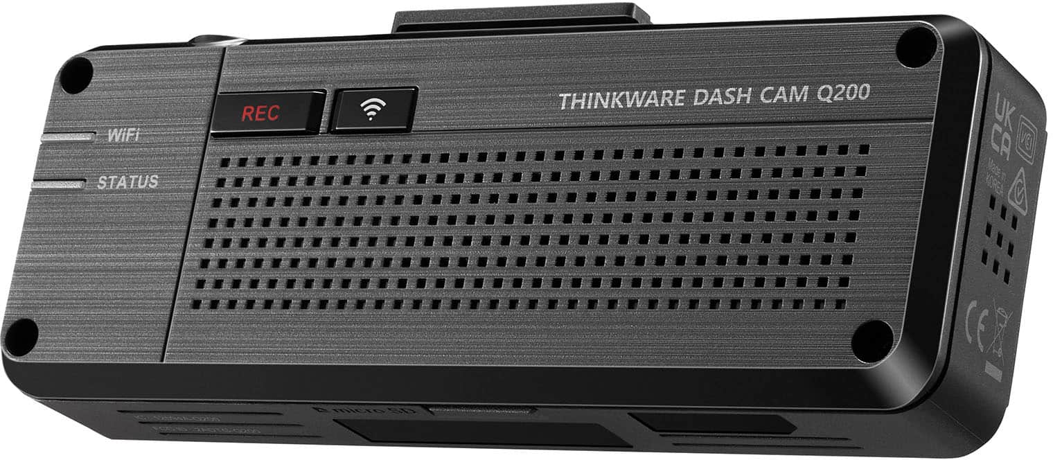 Alt View 12. THINKWARE - THINKWARE - Q200 2K Front & 1080p Rear Dash Cam with GPS and Wi-Fi - Dark Blue.
