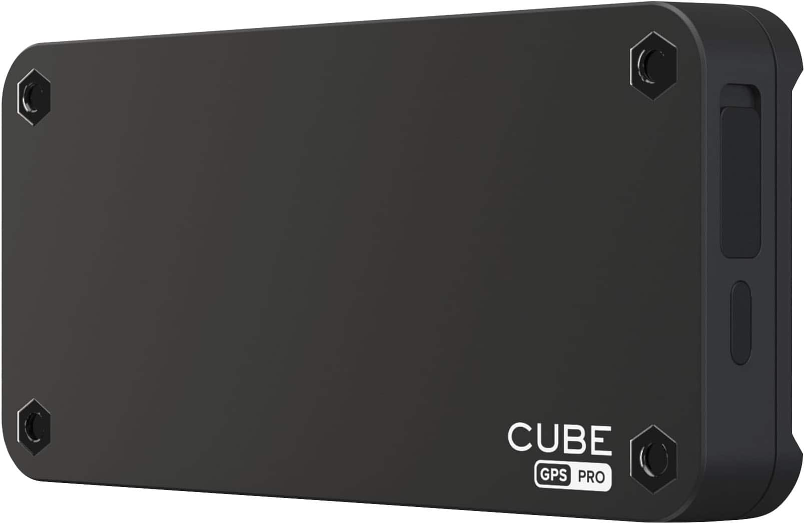 Left. Cube - GPS Vehicle Tracker with magnetic base and one year rechargeable battery - Black.