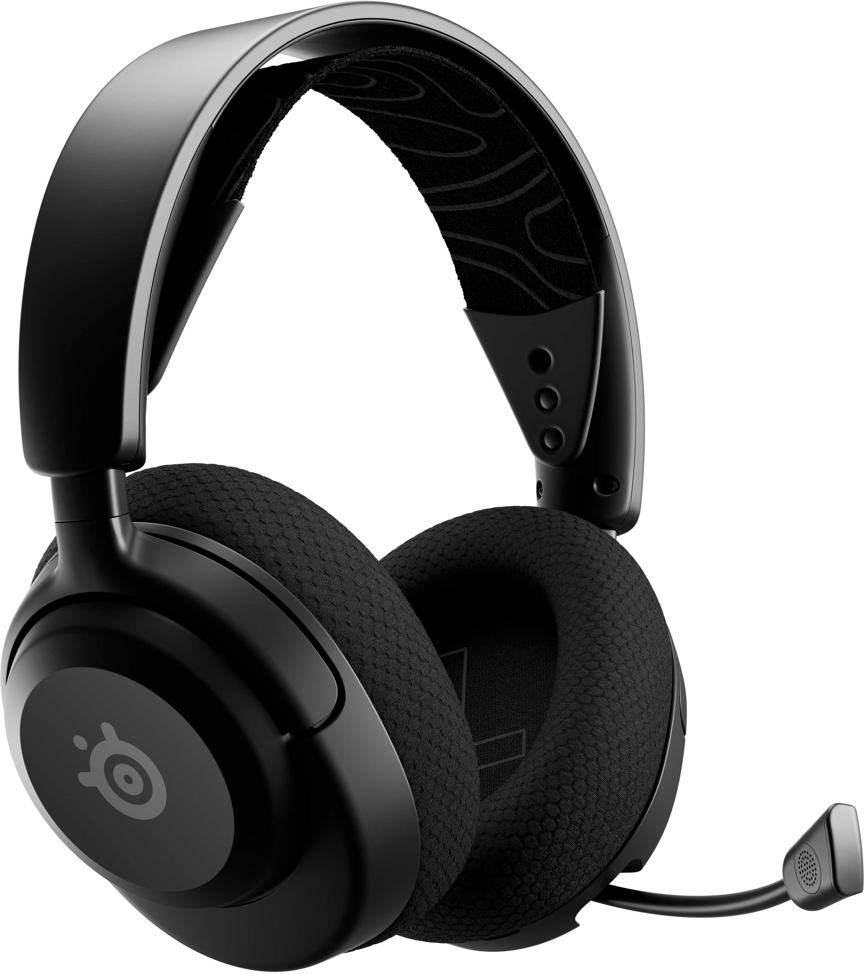 Angle View: SteelSeries - Arctis Nova 5 Wireless Gaming Headset for PC - Black