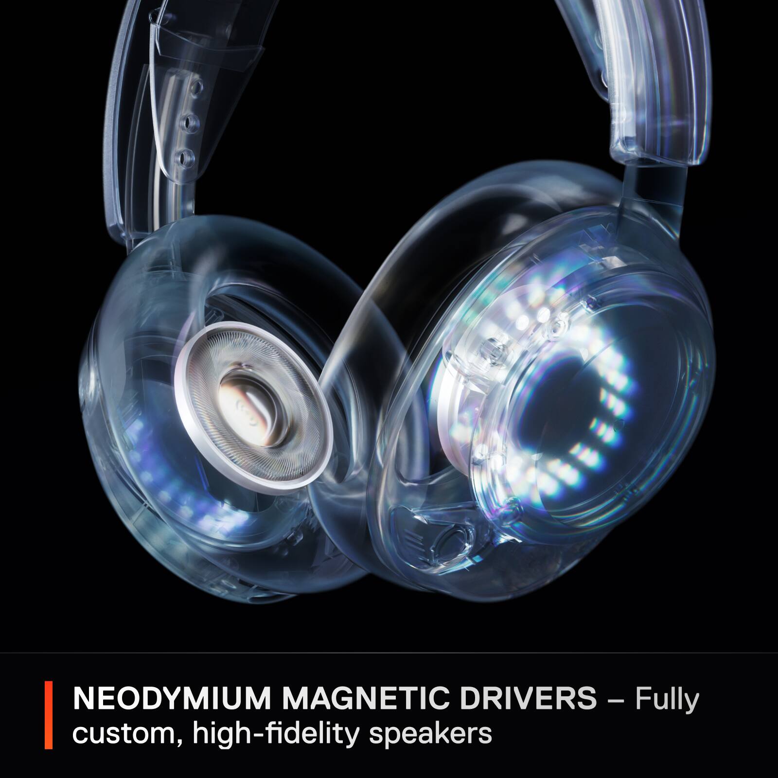 NEODYMIUM MAGNETIC DRIVERS - Fully custom, high-fidelity speakers.