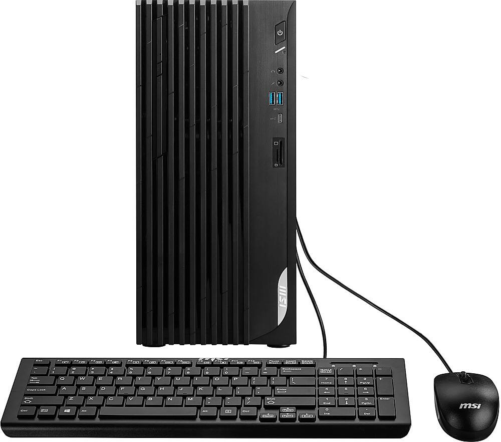 Alt View 4. MSI - PRO DP180 Desktop - Intel Core i7-13700F - 32GB Memory - NVIDIA GeForce RTX 4060 - 2TB SSD - Black.