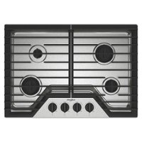 Whirlpool - 30" Built-In Gas Cooktop with SpeedHeat Burner - Stainless Steel - Front_Zoom