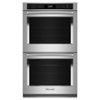 KitchenAid - 27" Built-In Electric Convection Double Wall Oven with Air Fry Mode - Stainless Steel