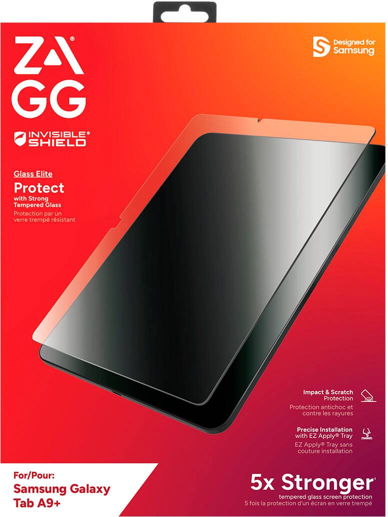 Alt View 13. ZAGG - InvisibleShield Glass Elite Samsung A9+ - Clear.