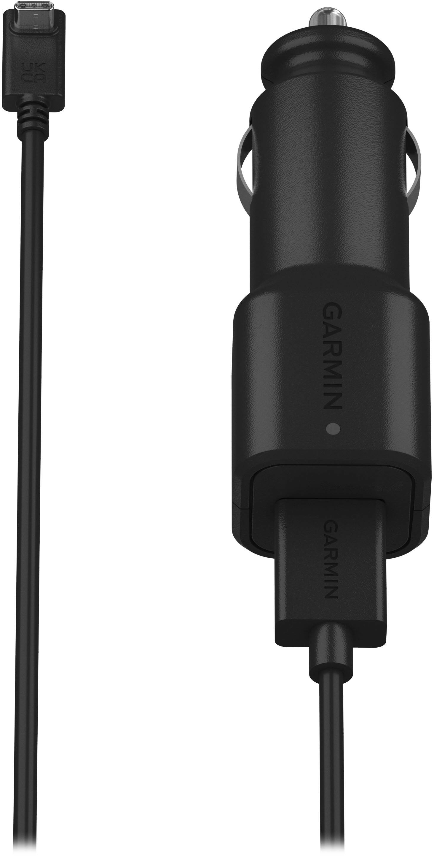 Alt View 1. Garmin - USB-C Vehicle Power Cable with 12 Volt Adapter - Black.