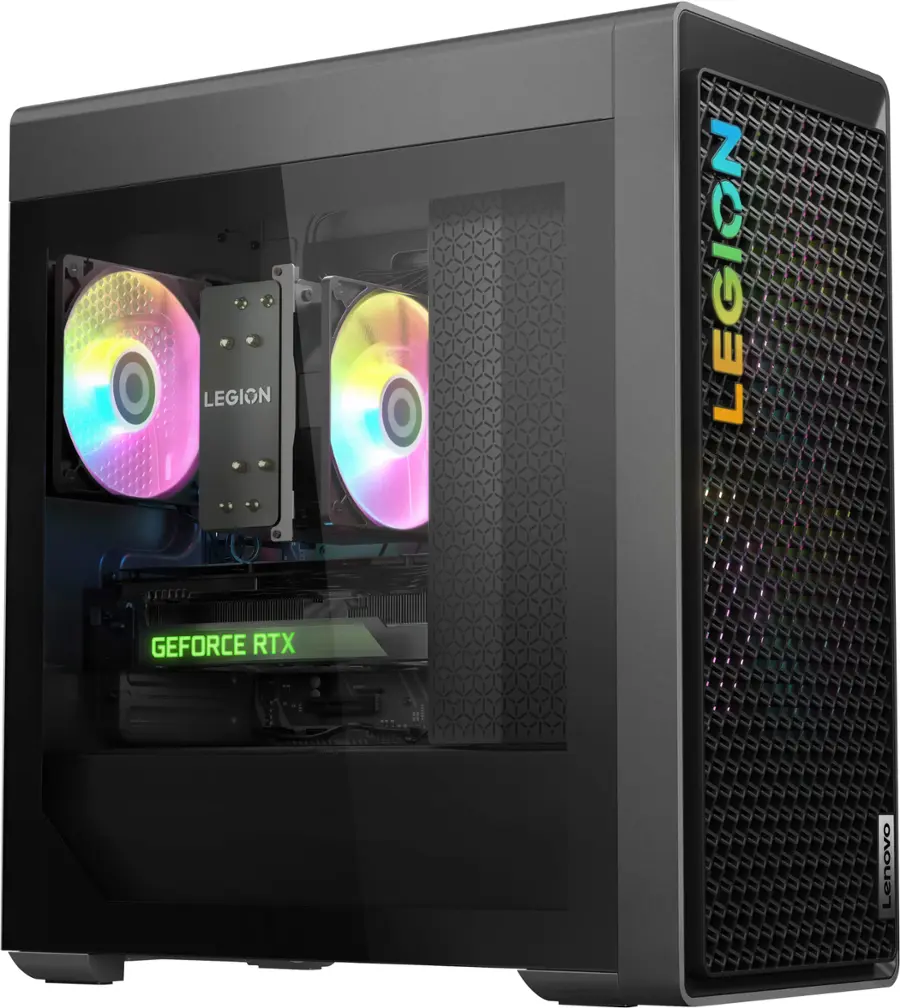 Back. Lenovo - Legion Tower 5i Gaming Desktop - Intel Core i7 14700F - 32GB Memory - NVIDIA GeForce RTX 4070 SUPER - 1TB SSD - Storm Grey.