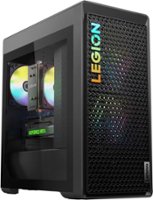 Lenovo - Legion Tower 5i Gaming Desktop - Intel Core i7 14700F - 32GB Memory - NVIDIA GeForce RTX 4070 SUPER - 1TB SSD - Storm Grey - Front_Zoom