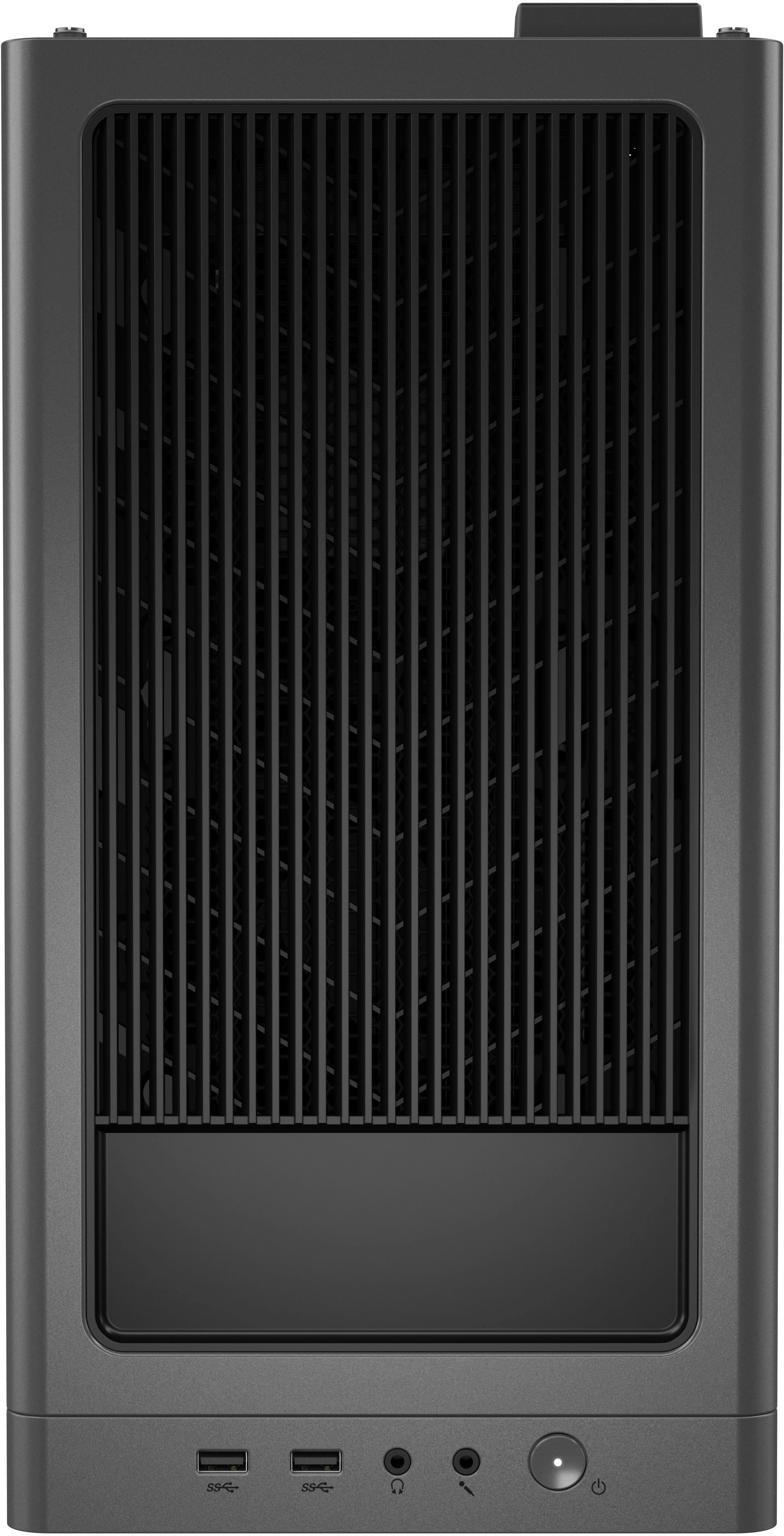 Alt View 5. Lenovo - Legion Tower 5i Gaming Desktop - Intel Core i7 14700F - 32GB Memory - NVIDIA GeForce RTX 4070 SUPER - 1TB SSD - Storm Grey.